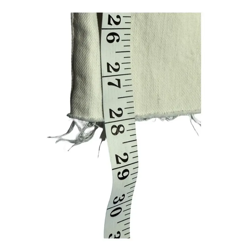 NEW Madewell Women’s Size 0 (24) Tile White The '90s‎ Straight Crop Jean NWT